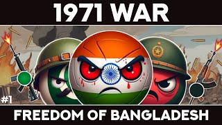 India Pakistan 1971 War - Countryballs | Freedom Of Bangladesh