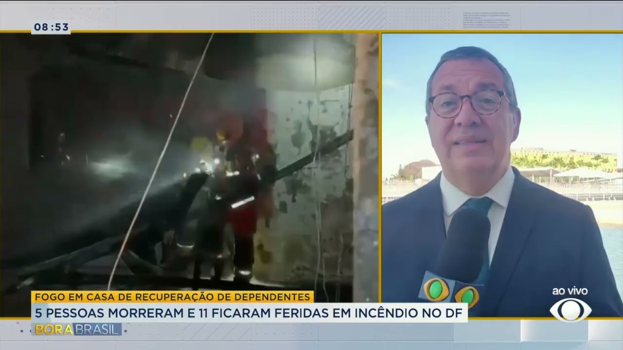 5 pessoas morreram e 11 ficaram feridas em incêndio no DF