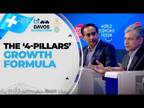 WEF Davos: Ashwini Vaishnaw Lists India's 'Four Pillars' For Consistent 6-8% Growth