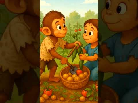 Baby Bandar Muniya aur Uski Behan ki Pyari Kahani 🐒❤️| Devi Maa ka Aashirwad | Heart Touching Story"