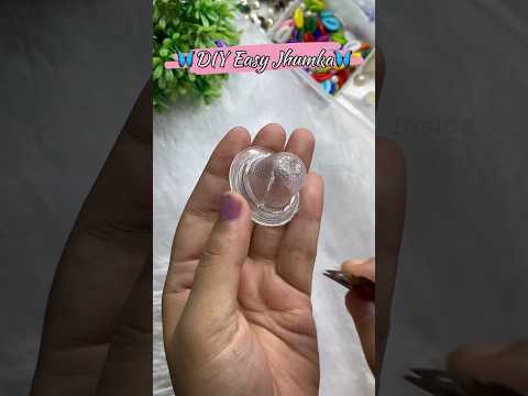 DIY beautiful jhumka🦋#diy #diyjewellery #jewellerycraft