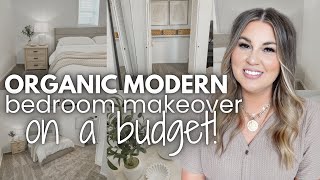BARNHOUSE PRIMARY BEDROOM BEFORE + AFTER TRANSFORMATION | SMALL BEDROOM MAKEOVER ON A BUDGET!