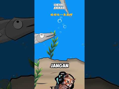 Drama ikan laper dan ikan baik hati #animasulucu #animation #animasi