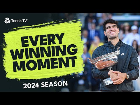 Every Championship Point & Trophy Lift From The 2024 ATP Season! 🏆