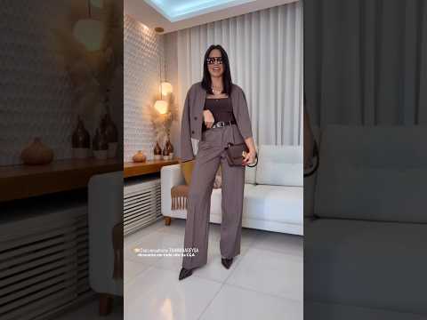 O CONJUNTO PERFEITO 🤎😮‍💨🤌🏼 Bem mulher rica pura né amoras?! Link aba posts #caraderica #marrom
