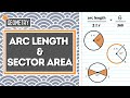 Calculating Arc Length and Sector Area in Circles