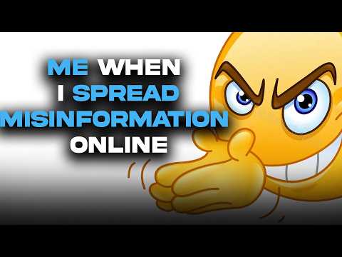 Me When I Spread Misinformation Online 😈