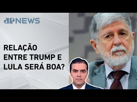 Celso Amorim diz esperar diálogo positivo entre Brasil e EUA após vitória de Trump; Vilela analisa