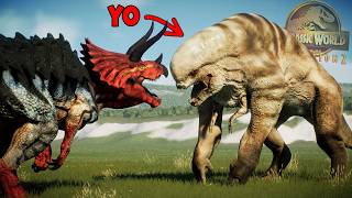 SOY el DISTORTUS REX en BATTLE ROYALE de dinosaurios mutantes e híbridos! Jurassic World Evolution 2
