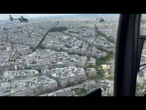 Bastille Day: Aerial views aboard a gendarmerie helicopter | AFP