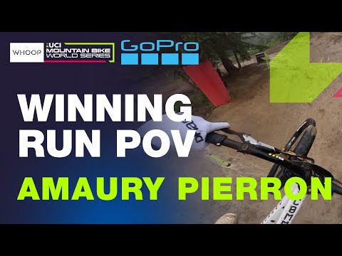 THE MOST ICONIC DOWNHILL RUN? | Amaury Pierron’s GoPro POV Winning Run Les Gets DH World Cup