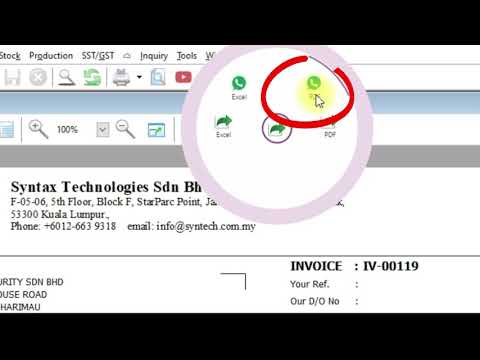 SQL ACCOUNTING SYSTEM TUTORIAL 74 WHATSAPP INVOICE TO...