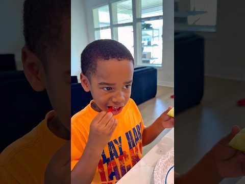 Son caught hiding Takis under table #shorts