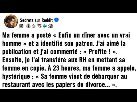 IL A AIMÉ SA PUBLICATION, PUIS ENVOYÉ L'EMAIL QUI LES A DÉTRUITS.