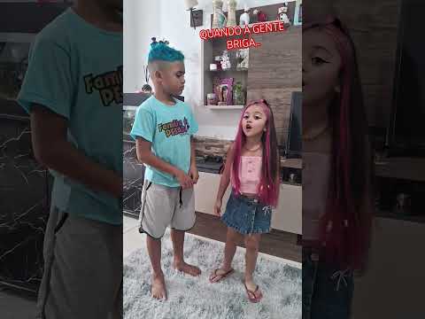 QUANDO A GENTE BRIGA.. #youtubercreator #familiadapesada #shorts