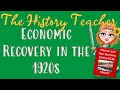 Weimar and Nazi Germany: Economic Recovery in the 1920s