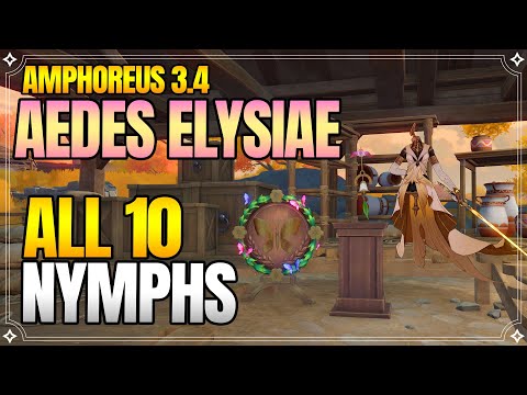 All Nymphs in Aedes Elysiae - Amphoreus 3.4 |【Honkai: Star Rail】