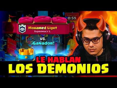 MOHAMEDLIGHT Y EL PARTIDO MAS EPICO CON APARICION DE ESPIRITUS 😲IMPOSIBLE #clashroyale