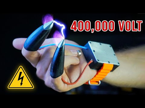 400 kV on My Fingers !! How to Make High Voltage Generator using Plasma Lighter