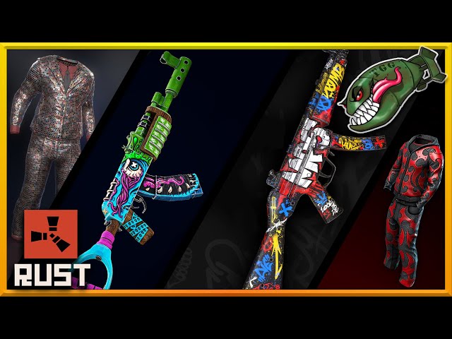 Rust Top Skins | Disco & Summer, Bombing Mp5, Blood Dragon Clothing #145 (Rust Skin Picks)