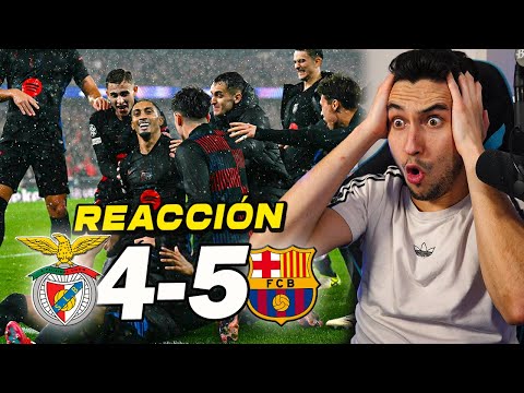 REACCIONES DE UN HINCHA al Benfica vs Barcelona 4-5 *REMONTADA ÉPICA* | ByDiegoX10