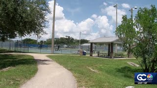 Parents push county leaders about long promised shade structures to Three Oaks Park