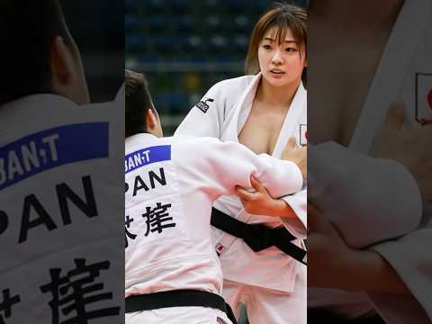 男性相手でも全くひるまない柔道家#ai #athlete #美女 #judo #sports