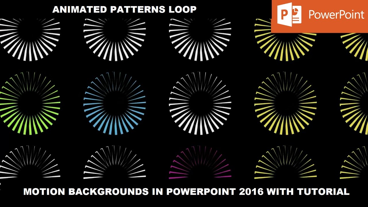 Complex Shapes Animation in PowerPoint Animated Background - The Teacher