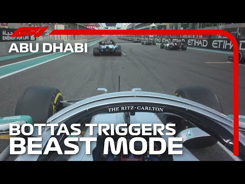 Bottas Triggers Beast Mode | 2019 Abu Dhabi Grand Prix