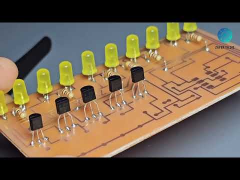 How to Make Sliding LED Signal Circuit for Cars and Bicycles - NE555