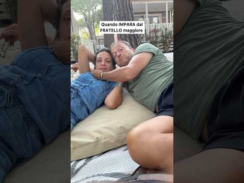 Quando IMPARA dal FRATELLO MAGGIORE! 😳😅