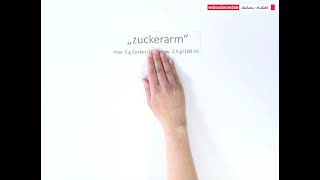 Werbung richtig verstehen – was steckt hinter „zuckerfrei“, „zuckerarm“ oder „weniger Zucker“?