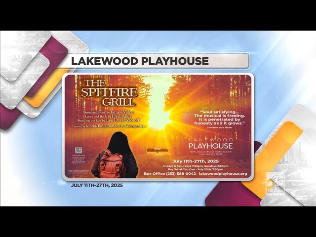 A troubled young parolee yearning for a fresh start follows her dreams to Wisconsin.  Lakewood Playhouse is here to tell us about their performance of "The Spitfire Grill"