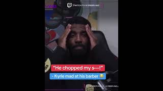 Kyrie knew his cut wasn’t crispy 😂 (via kyrieirving/TTV)