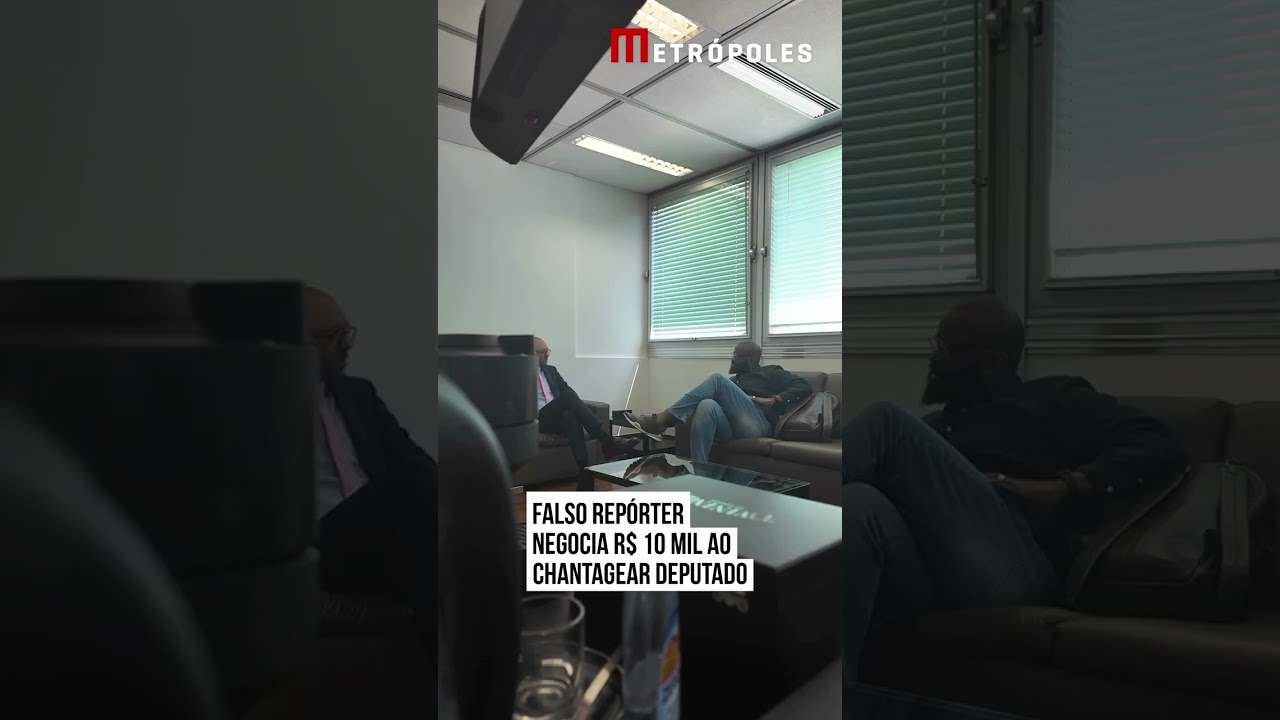 Falso repórter negocia R$ 10 mil ao chantagear deputado