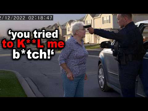 "YOU TRIED TO K**L ME!'' | Cop Accuses Grandma Of M*rder In INSANE Stop