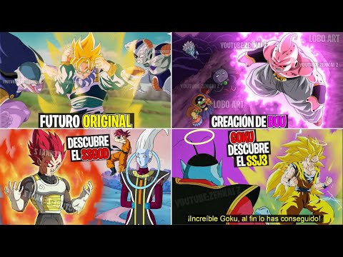 10 MOMENTOS de DBZ que OCURRIERON y NUNCA pudimos VER || ESCENAS OCULTAS CANON en DRAGON BALL