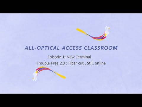 All-Optical access classroom episode 1