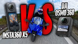 Die beste 360° Kamera fürs Motorrad? X5 vs. Osmo 360 im Test