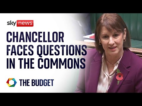 Watch Parliament live | House of Commons | Chancellor Rachel Reeves faces quesions