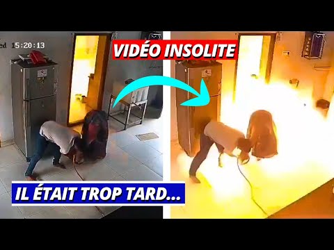 😱 FUITE DE GAZ en CUISINE captée par CAMÉRA 📹 : elle laisse TOUT s'enflammer 🔥 VIDÉO CHOC & RÉELLE !
