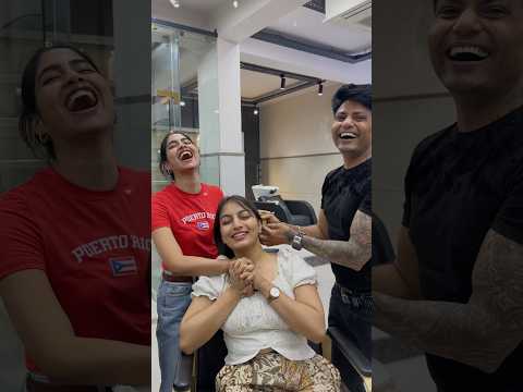 Ear piercing memories with Suyash team❤️ #hairbysanjeev #earpiercing