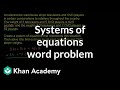 Solving Systems of Equations in Word Problems