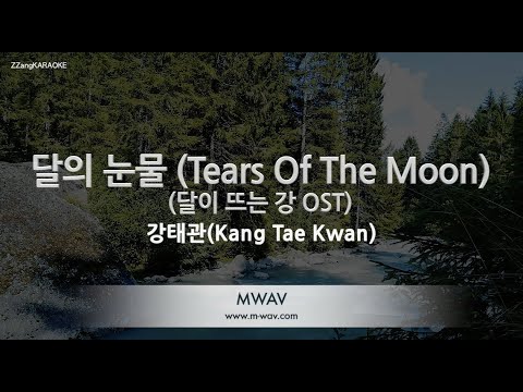 [짱가라오케/노래방] 강태관(Kang Tae Kwan)-달의 눈물 (Tears Of The Moon) (달이 뜨는 강 OST) [ZZang KARAOKE]