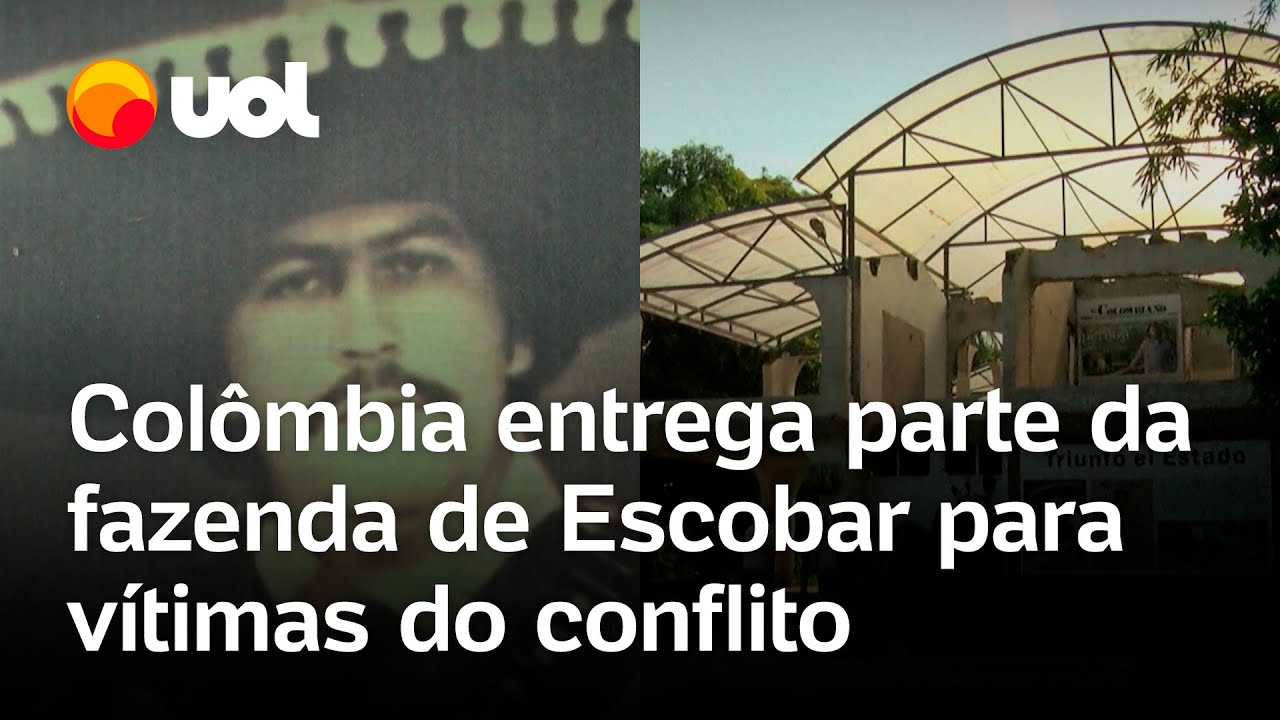 Pablo Escobar Colômbia entrega parte da fazenda do narcotraficante para vítimas do conflito