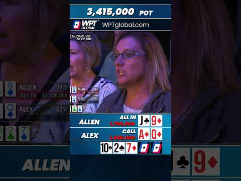 The Final Card: Allen’s Shot at Doubling Up! #shorts