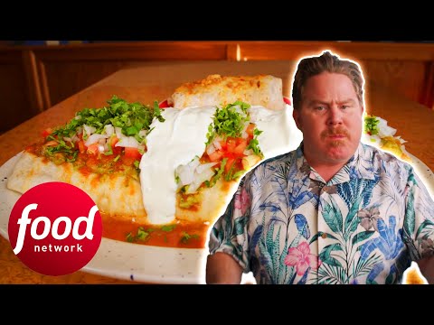 Casey Webb Takes On A Titanic-Sized 4lb Burrito! | Man V. Food
