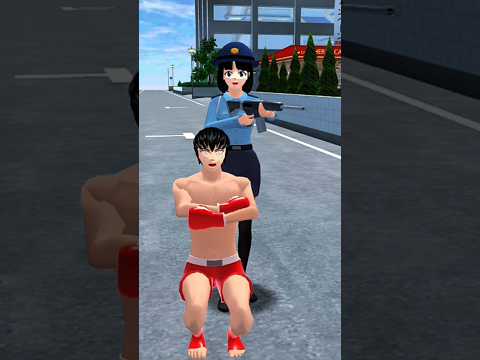 yuta aida made fun with police 🚨🚓🚨 #fun #sakuraschoolsimulator #policvsthief