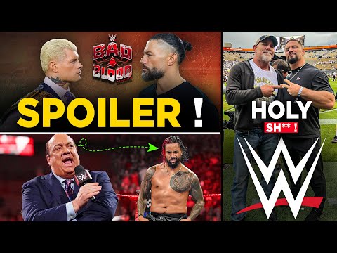 MASSIVE ! BAD Blood 2024 ROMAN Reigns CODY Rhodes SPOILER 🚨 | GOLDBERG Bron Breakker, Jimmy USO