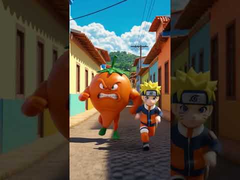 Naruto sendo perseguido pelos Monstros!
